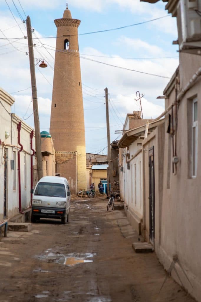 Viviendas en la ciudad vieja de Khiva