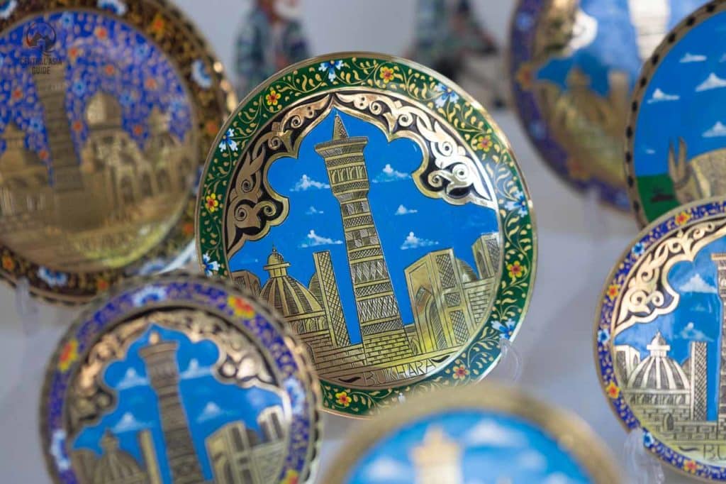 Usbekisches Metallkunst-Souvenir