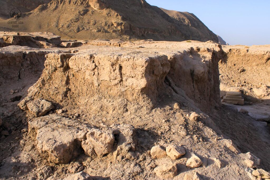 Le rovine di Takht i Sangin vicino all'Amu Darya in Tagikistan